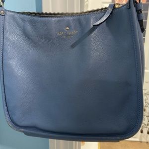 Periwinkle Leather Kate Spade Shoulder Bag